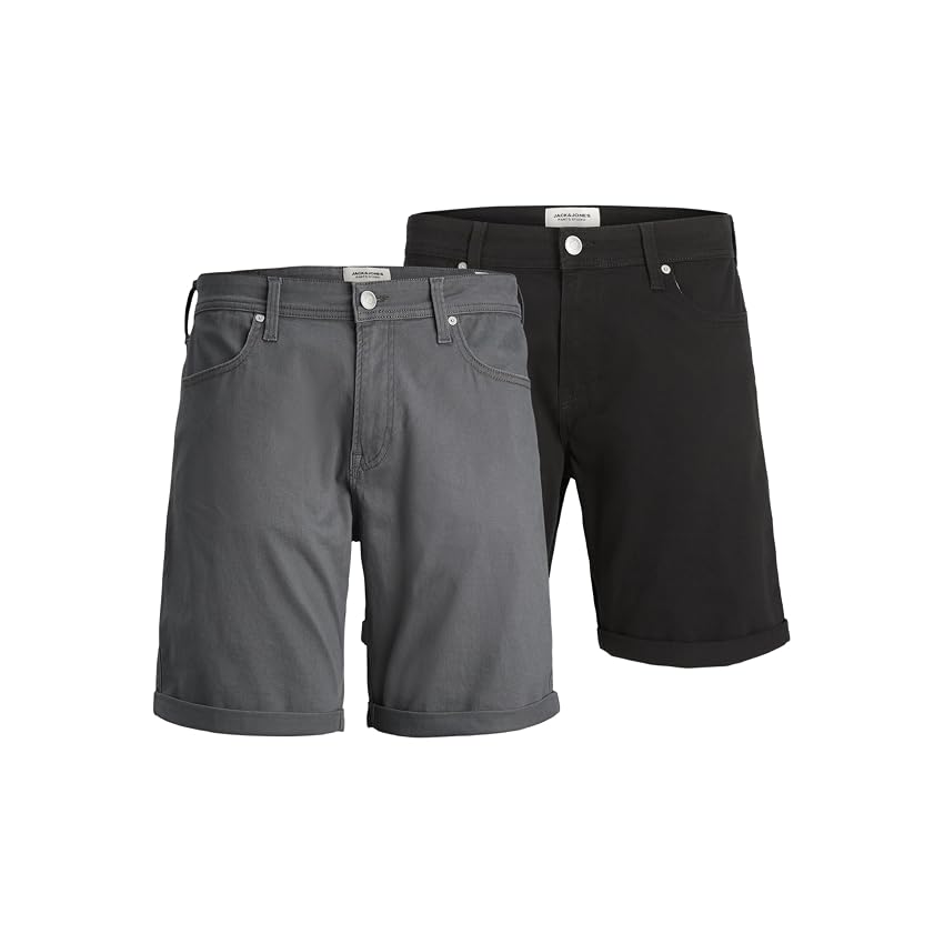 JACK & JONES Shorts 2pk Jpstrick Dylan Original MP-Pantaloncini da Donna JACK & JONES Shorts 2pk Jpstrick Dylan Original MP-Pantaloncini da Donna