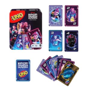 Mattel Games UNO Netflix KPop Demon Hunters