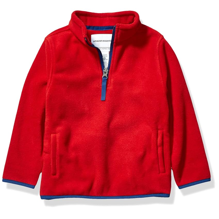 Amazon Essentials Giacca Invernale Modello Pullover con Zip Corta in Pile Bambini e Ragazzi Amazon Essentials Giacca Invernale Modello Pullover con Zip Corta in Pile Bambini e Ragazzi