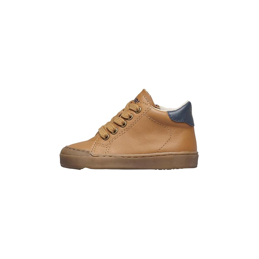 Naturino Eindhoven High Zip. Calf Cuoio-Navy Scarpe da Bambini Naturino Eindhoven High Zip. Calf Cuoio-Navy Scarpe da Bambini