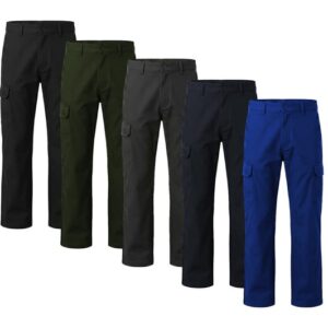 pantalone tecnico da lavoro UOMO regular CASTER multitasche cotone 5 colori