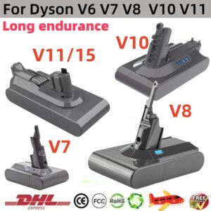 Batteria ricaricabile per aspirapolvere per Dyson V6 V7 V8 V10 V11 V15 Serie SV07