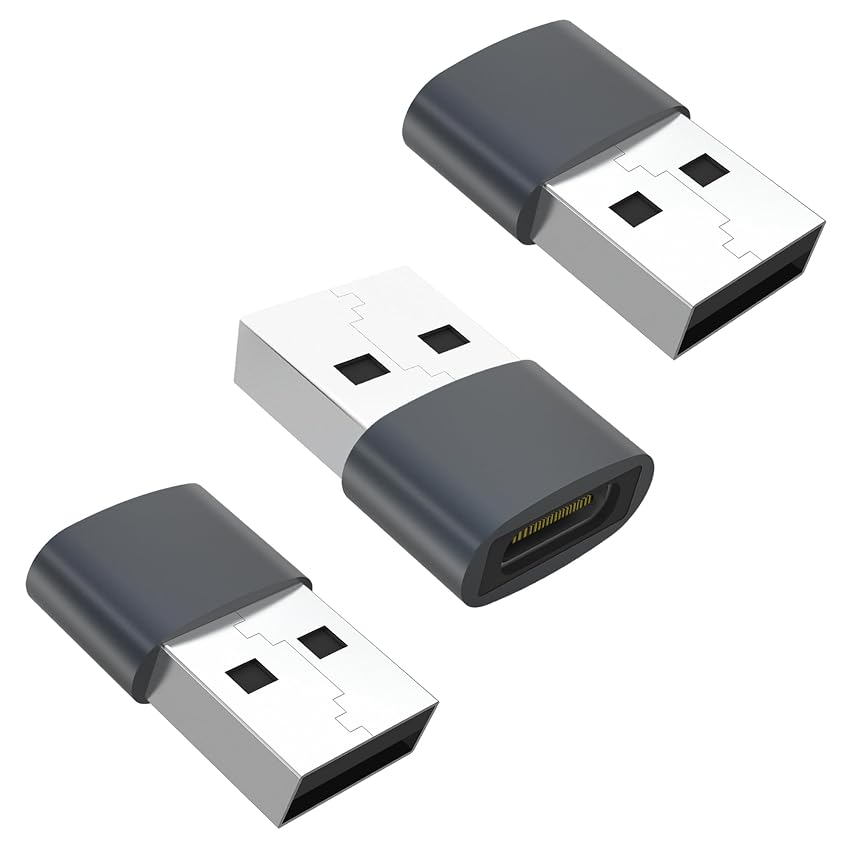YISH Adattatore USB C USB - Adattatore Presa USBC Femmina a Maschio USBA Trasferimento