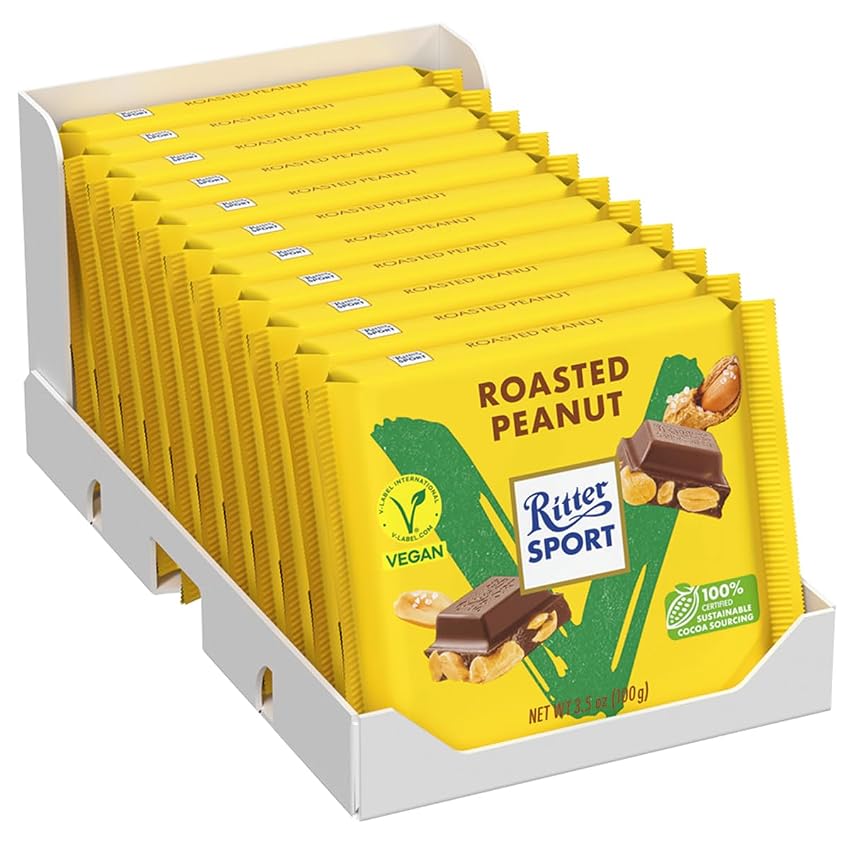 Ritter Sport Arachidi Tostate Vegan Ritter Sport Arachidi Tostate Vegan