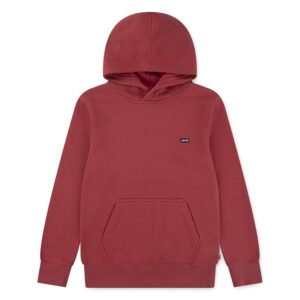 Levi's Felpa con Cappuccio per Bambini con Mini Pipistrello Rossa