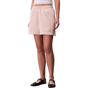Calvin Klein Donna Pantaloncini Lounge Monologo French Terry Short con Logo