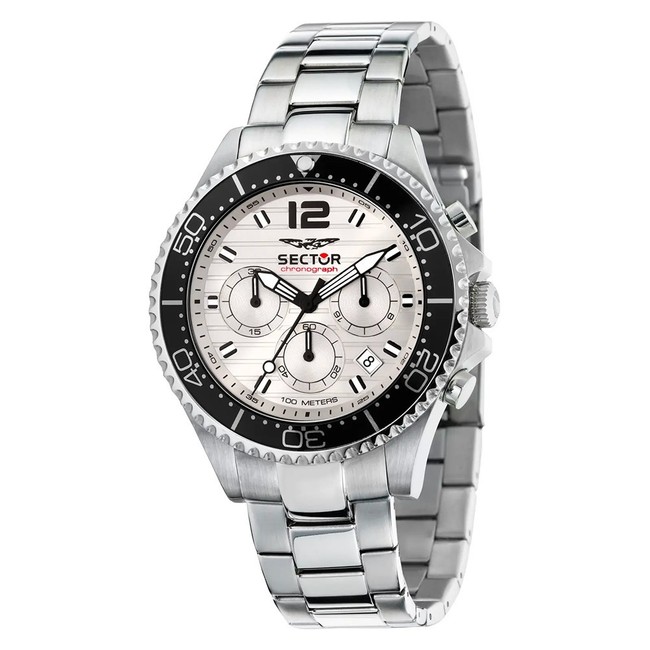 Sector 230 – Orologio Uomo Acciaio Bianco Cronografo (R3273661046)