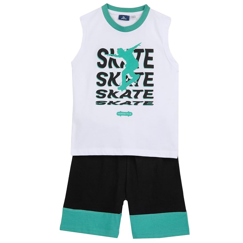 Completo con Canottiera e Pantaloncini Bambini e ragazzi con Stampa di Colorate Grafiche 261