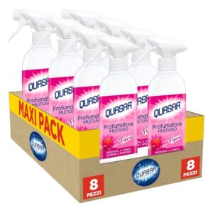 Quasar - Profumatore Multiuso Floral 8 flaconi da 500ml