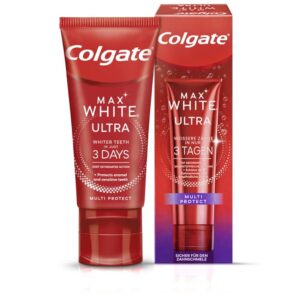 Colgate Dentifricio Max White Ultra Multi Protect 50 ml – Dentifricio per denti bianchi