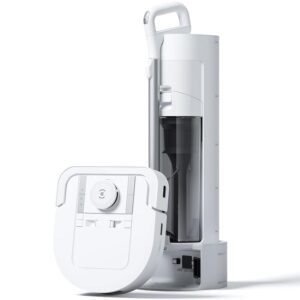 ECOVACS DEEBOT X5 HYBRID. Aspirapolvere Robot/Manuale 2-in-1 con Svuotamento Automatico