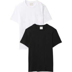 Calvin Klein Uomo T-Shirt Maniche Corte Confezione da 2 Stretch Cotton Slim con Scollo Rotondo