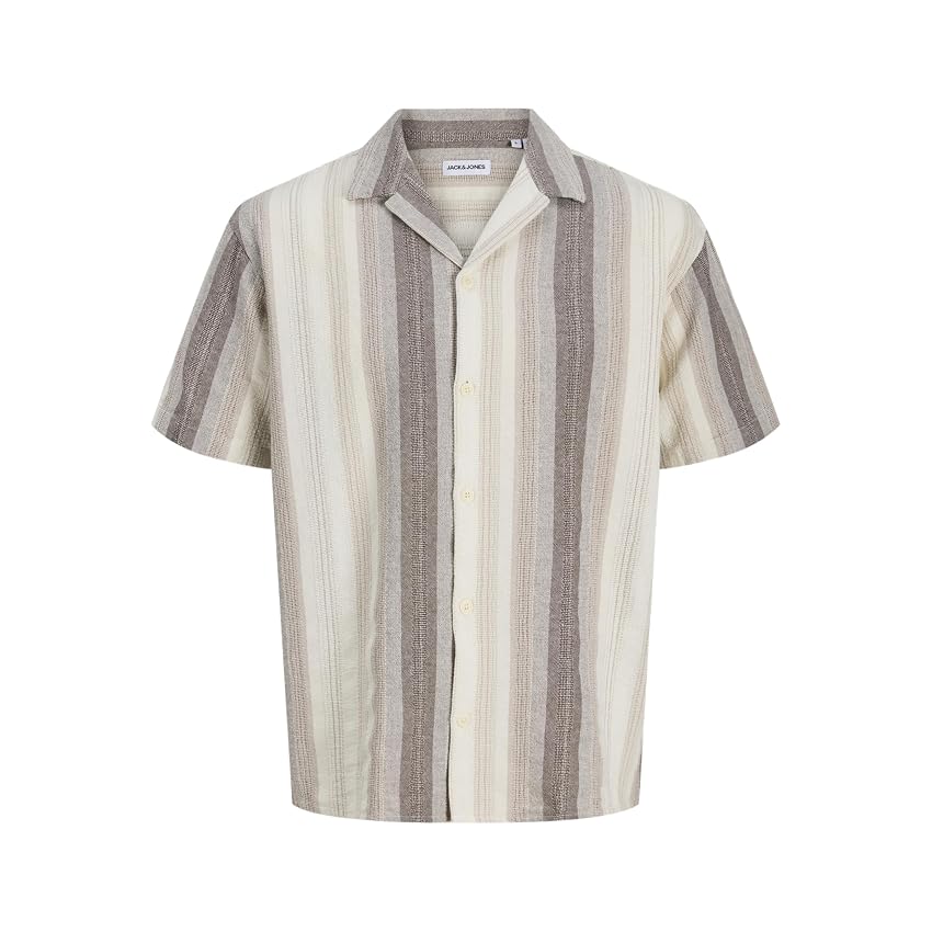 JACK & JONES Shirt Jjalvaro Dobby Resort Camicia SS JACK & JONES Shirt Jjalvaro Dobby Resort Camicia SS