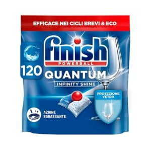 Finish Quantum Infinity Shine Pastiglie Lavastoviglie