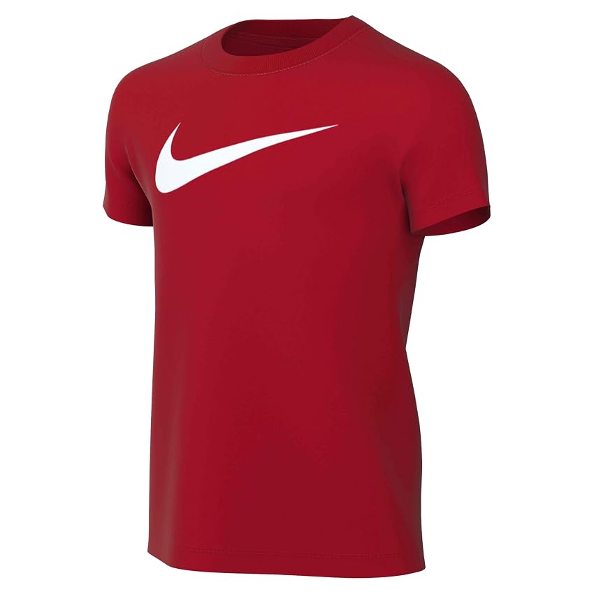 Nike CW6941-657 Y NK DF PARK20 SS Tee HBR T-Shirt Unisex Ragazzi University Red/White Taglia S