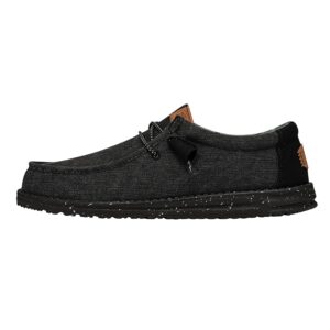 HEYDUDE Men Wally Slip Warmth Black/Smoke Grey Casual Moccasin 41 EU