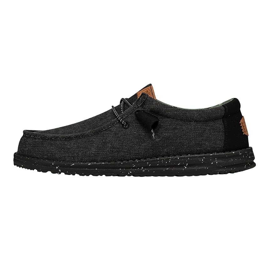 HEYDUDE Men Wally Slip Warmth Black/Smoke Grey Casual Moccasin 41 EU