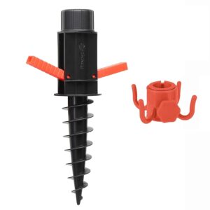 Sekey Base per Ombrellone – Picchetto per Ombrellone da Spiaggia con Trivella e Gancio