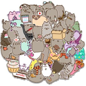 10/30/50pcs Kawaii Gatto Grosso Adesivi Carino Decorativo Cancelleria Scrapbook Notebook