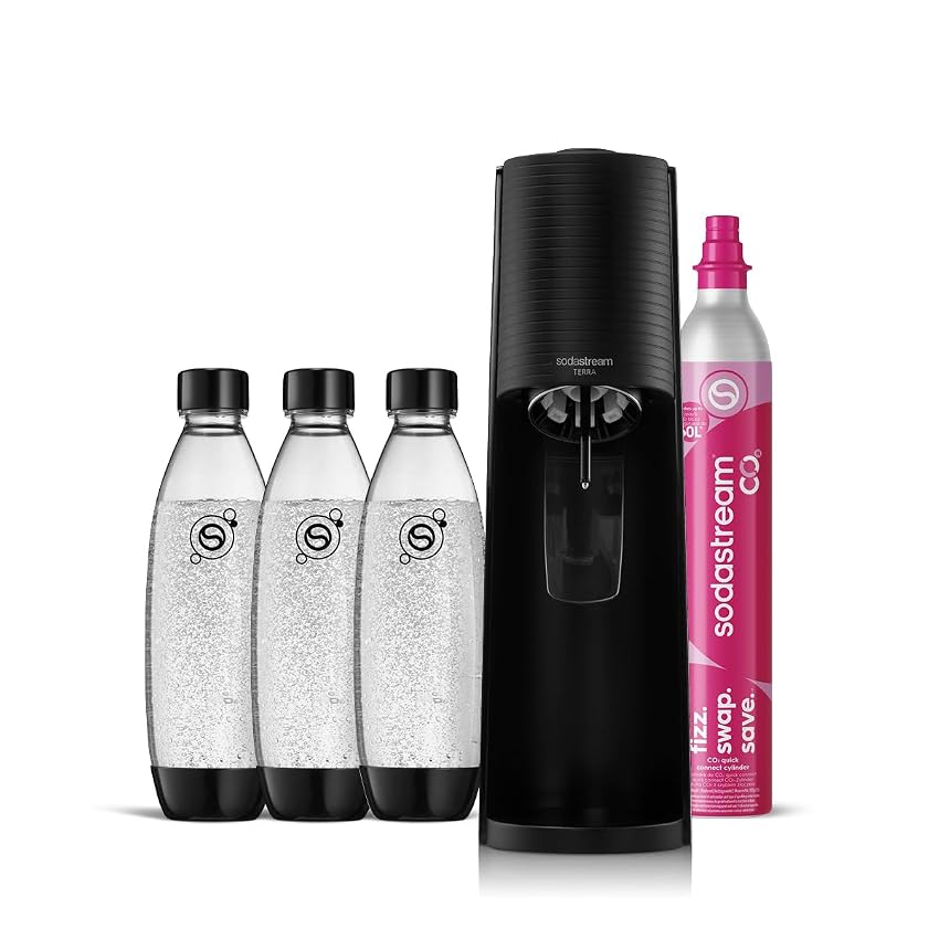 Sodastream Terra – Gasatore per realizzare acqua frizzante e bevande Sodastream Terra – Gasatore per realizzare acqua frizzante e bevande