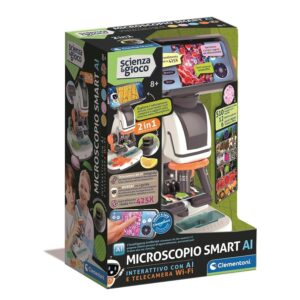 Clementoni Scienza e Gioco - Microscopio smart AI