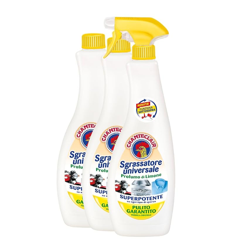 Chanteclair - Sgrassatore Universale Limone Spray + 2 Ricariche Chanteclair - Sgrassatore Universale Limone Spray + 2 Ricariche