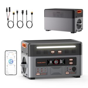3600W Centrale Elettrica Portatile con Pannello 3x200W