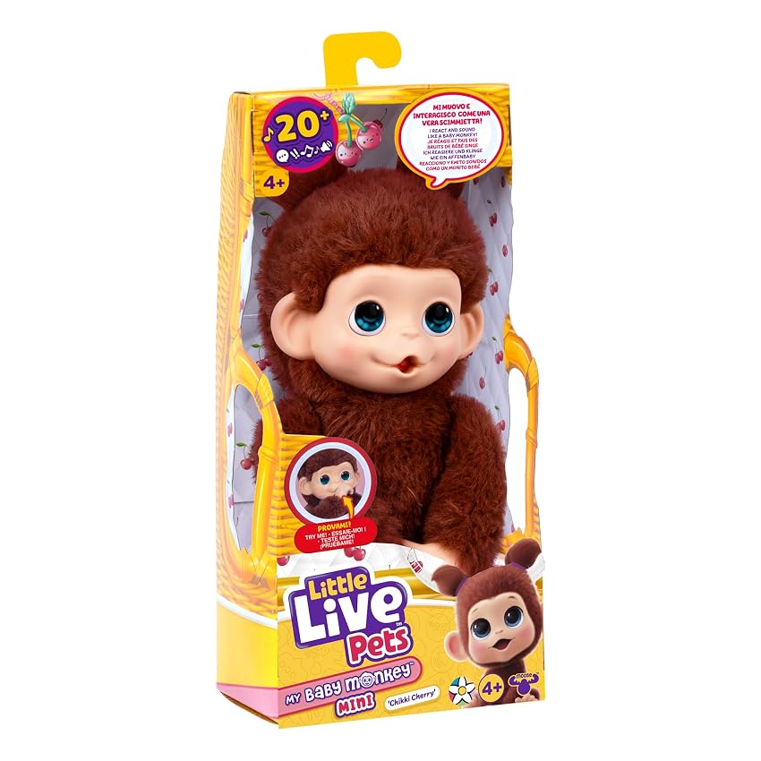 Rocco Giocattoli - Little Live Pets Scimmietta Rocco Giocattoli - Little Live Pets Scimmietta
