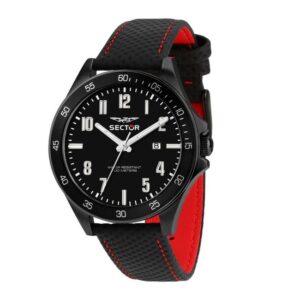 Orologio Sector 230 Uomo Nero Pelle Nera (R3251161060)
