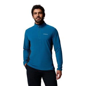 Columbia Klamath Range 2 Mezza Zip Uomo Pile Pull Over Phoenix Blue/Nero