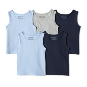 Amazon Essentials Canottiera Intima in Jersey di Cotone Bambini e ragazzi