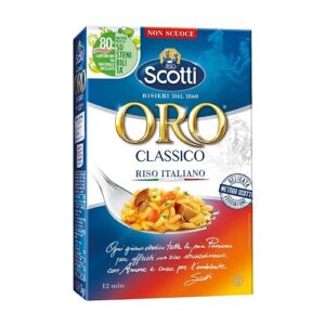 Riso Scotti - Riso Oro Classico - Parboiled Riso per Risotto e Insalate
