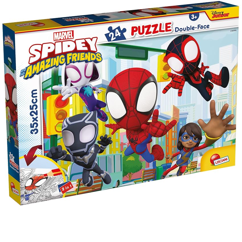 Liscianigiochi Marvel Puzzle DF M-Plus 24 Spidey