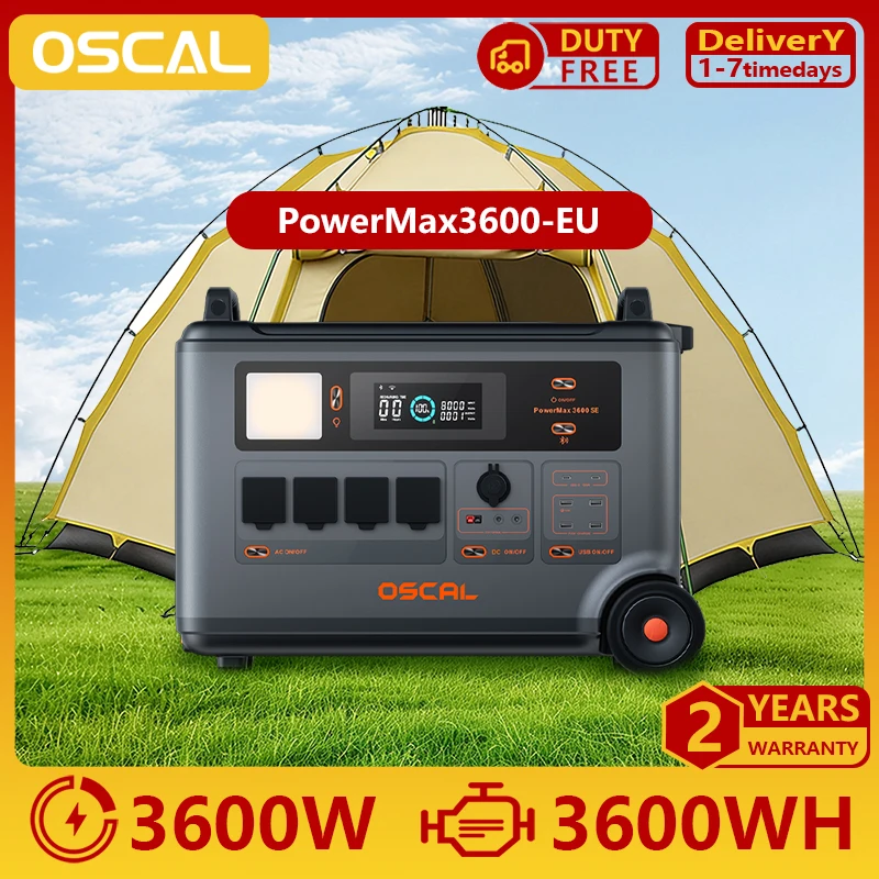 Oscal PowerMax 3600SE Stazione di Alimentazione Portatile