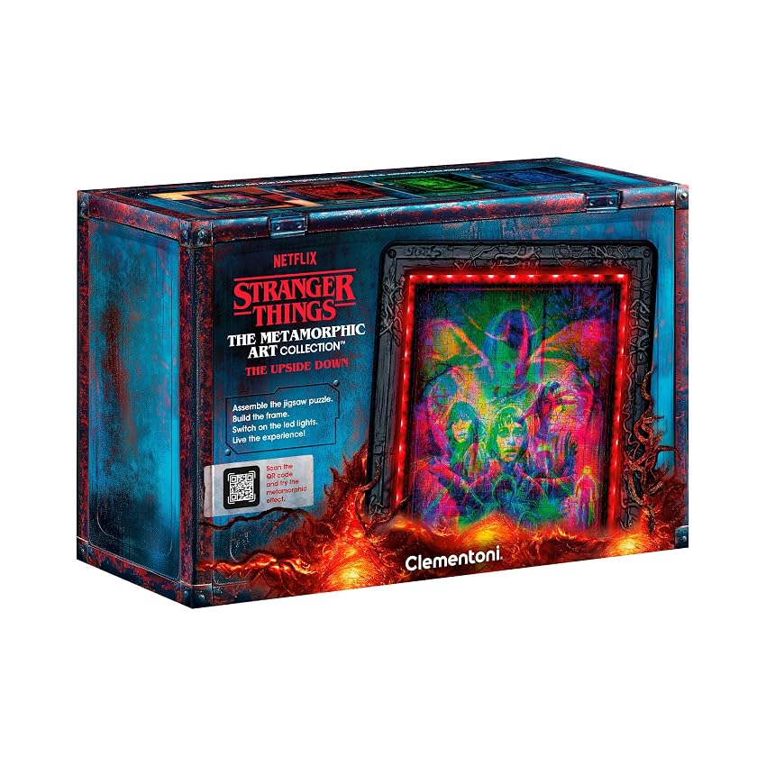 Clementoni - Stranger Things Metamorphic Art Collection - The Upside Down