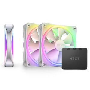 NZXT F120 RGB Duo Triple Pack - RF-D12TF-W1-3 ventole a due lati da 120 mm con controller