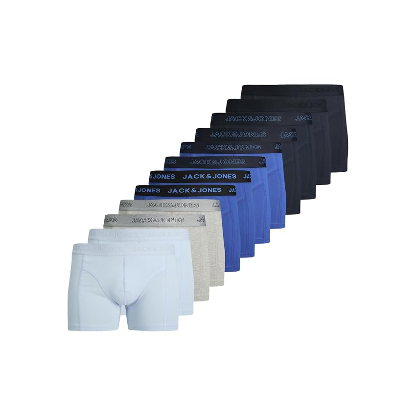 JACK & JONES Jaccooper Solid Trunks 12 Pack