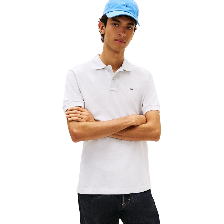 Tommy Jeans Uomo Maglietta Polo Essential Regular Fit