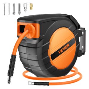 VEVOR Avvolgitubo Aria Compressa Retrattile Tubo Flessibile per Aria Compressa Ibrido Lunghezza 15