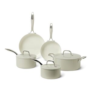Amazon Basics Pentole e Padelle Antiaderenti in Ceramica