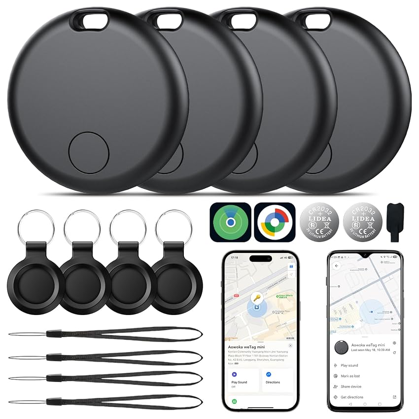 Smart Tracker Tags per Android & iOS 4 Pezzi
