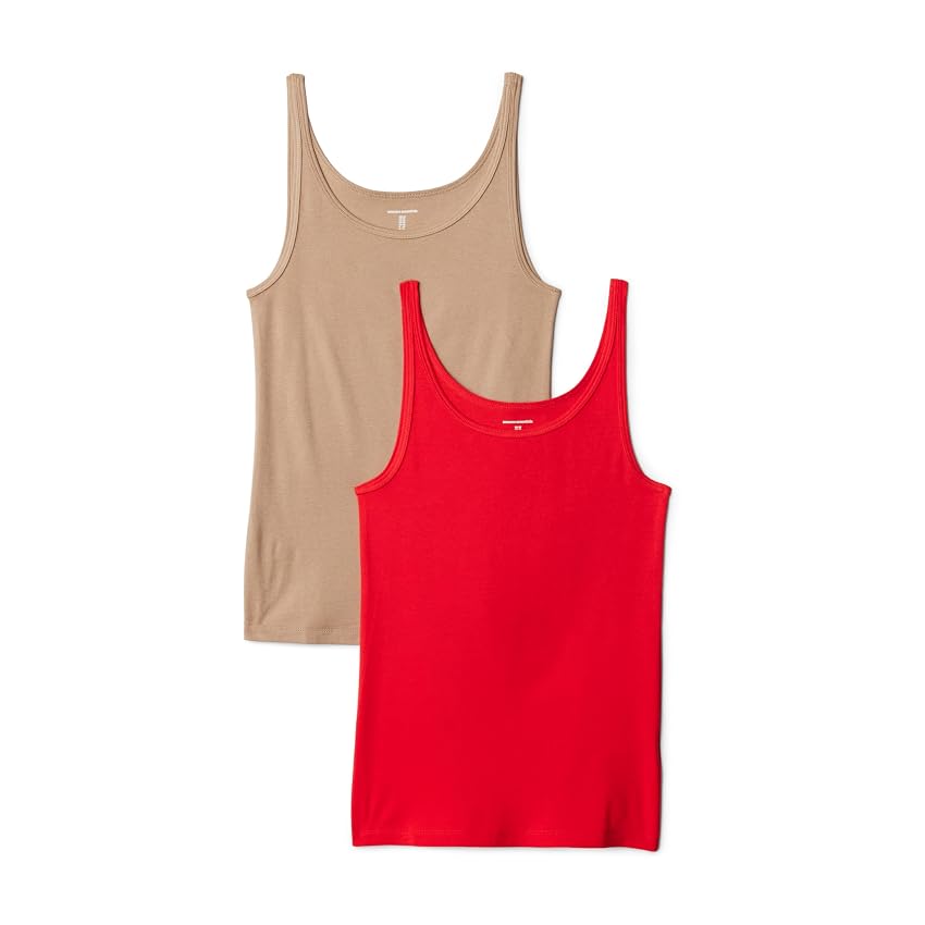 Amazon Essentials Canotta slim con spalline sottili Donna