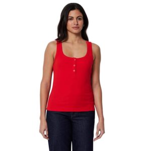 Amazon Essentials Canotta Henley da Donna a Costine Slim Fit