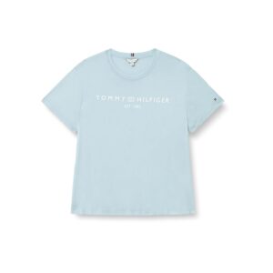 Tommy Hilfiger Logo CRV Reg Corp da Donna C-Nk SS Ww0Ww41724