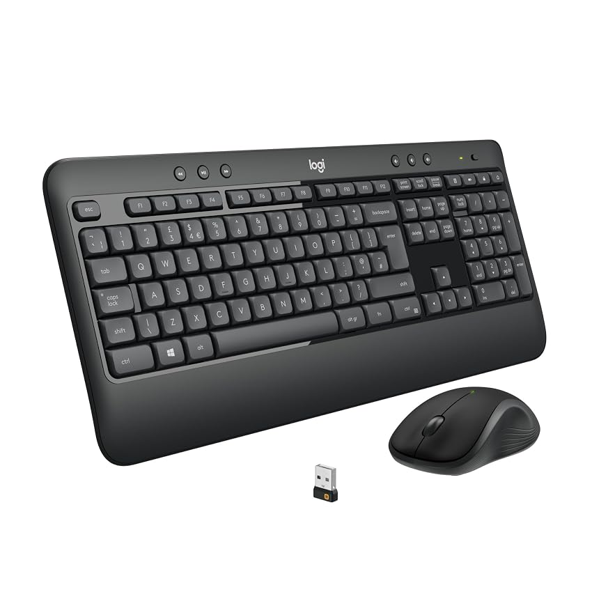 Logitech MK540 Advanced Combo Tastiera e Mouse Wireless per Windows