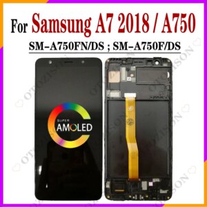 Display AMOLED per Samsung Galaxy A7 2018 con Cornice A750