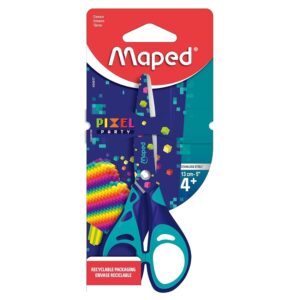 Maped - forbice Pixel Party - 13 cm - Per bambini - Scolastiche da 4 anni