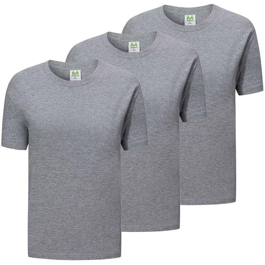 MISEMIYA T Shirt - Mz-3-ts150 T-Shirt Unisex Adulto (Confezione da 3)