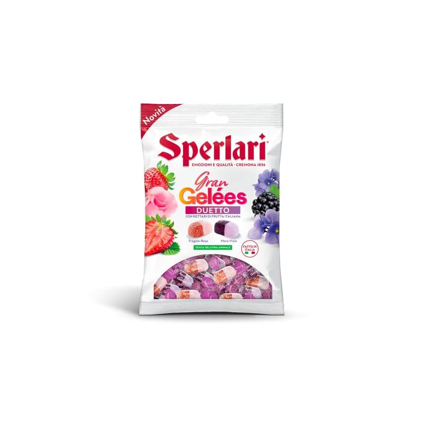 SPERLARI - CARAMELLE GRAN GELEES DUETTO FRUTTA e FIORI