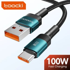 Toocki Cavo USB Tipo C Cavo di ricarica USB C a ricarica rapida per iPhone 15 14 13
